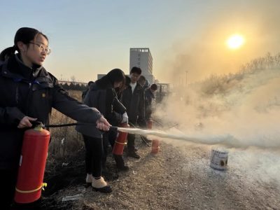 一果灭火器演练